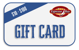 Espresso Bay Traverse City Coffee Gift Card. Choose your amount and send via email.